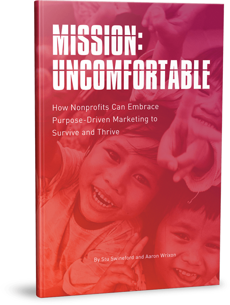 Cover art for the Mission Uncomfortable book.